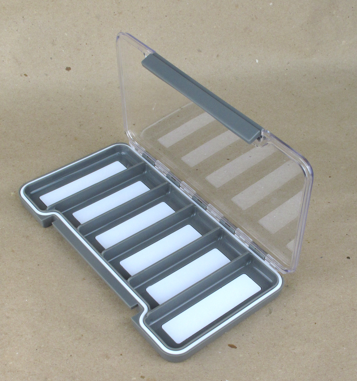 Коробочка для мушек прозрачная Waterproof Slim 100 х 180 х 15 мм